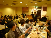 懇親会（乾杯！）